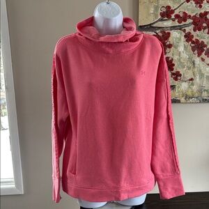 Under Armour fleece funnel neck loose pullover